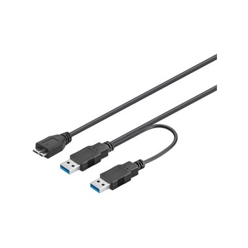 GOOBAY 95746 KABEL USB 0,3 M USB A MICRO-USB B CZARNY