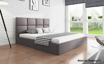 XW1 Łóżko 180x200 tapicerowane pluszowe welur 188
