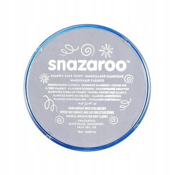 Snazaroo Farba do ciała 18 ml: Light Grey