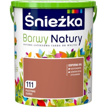 FARBA ŚNIEŻKA BARWY NATURY PUSTYNNE SŁOŃCE 5L