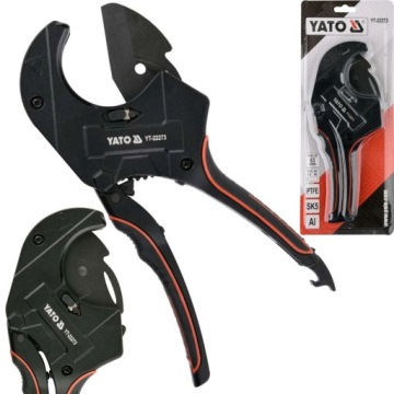 НОЖНИЦЫ YATO ДЛЯ РЕЗКИ ТРУБ ПВХ, ПП, ПУ. ПЭ 63м YT-22273