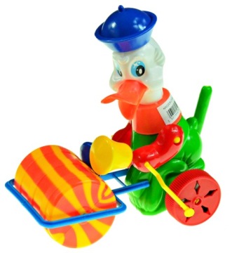 УТКА С ВАЛИКОМ - ТОЛКАТЕЛЕМ