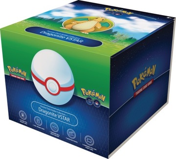 DRAGONITE V STAR wielka kolekcja Pokemon TCG 9x BOOSTER karty PROMO PUDŁO