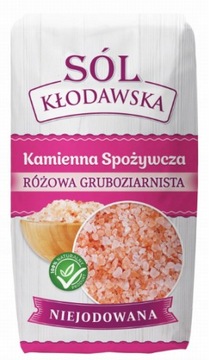 SÓL KŁODAWSKA KAMIENNA RÓŻOWA GRUBA NIEJODOWANA