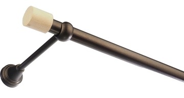 Карниз металлический, диаметр 19, одинарный, 260 см, без крестовин.