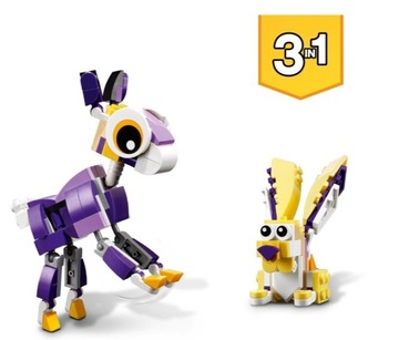 LEGO Animals UNICORN 31140 + СОВА Forest Creatures 31125 CREATOR 3 в 1
