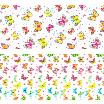 10 x НАБОР ГИБРИДНОЙ ТРАНСФЕРНОЙ ФОЛЬГИ ДЛЯ УКРАШЕНИЯ НОГТЕЙ — БАБОЧКИ 03