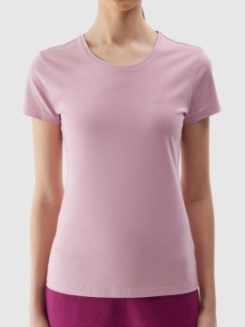 ФУТБОЛКА 4F ЖЕНСКАЯ СПОРТИВНАЯ ФУТБОЛКА, ХЛОПОК SS24