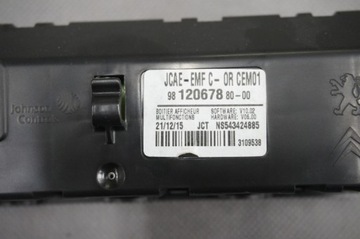 DISPLEJ CITROEN C-ELYSEE 9812067880