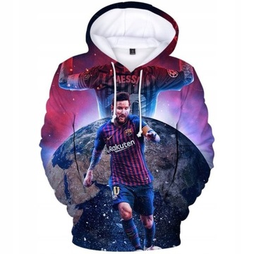 BLUZA 3D LEO MESSI WSZYSTKIE ROZMIARY