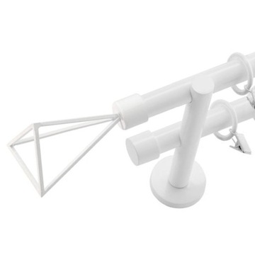 KARNISZ do wystroju okiennego 220 cm 19+19 mm
