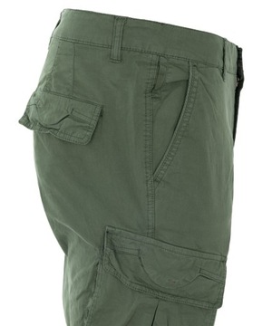 spodnie BOJÓWKI bawełniane ZIELONE LETNIE W50 ZETA L30