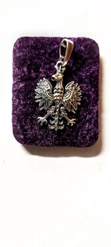 Орел - серебряный кулон