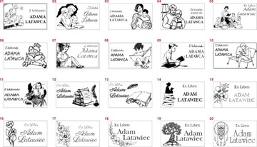 Штамп EX LIBRIS, качество PRO, штамп 60х40мм