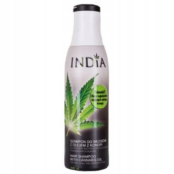 INDIA Szampon do włosów z olejem z konopi 400 ml