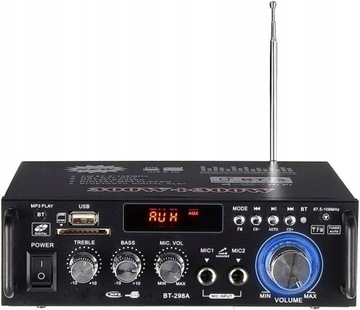 УСИЛИТЕЛЬ ДЛЯ BLUETOOTH РАДИО FM ДИНАМИКИ