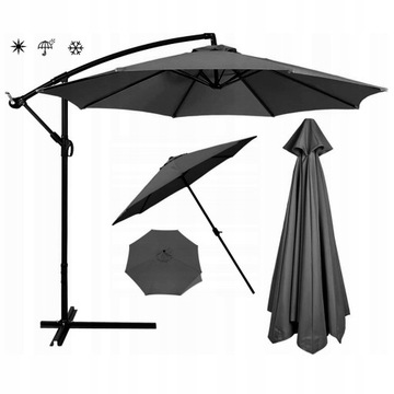 POSZYCIE NA PARASOL OGRODOWY 8 RAMION 300CMSZARY WYMIENNE OBICIE