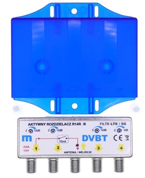 Rozgałęźnik aktywny DVB-T R14R zewnętrzny MEZON
