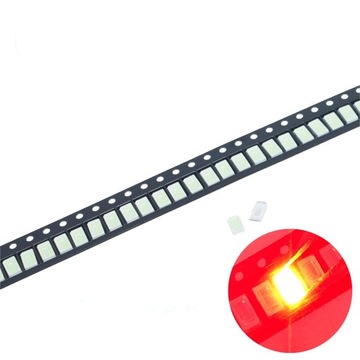LED SMD 5730 KOMPLET 50szt CZERWONE