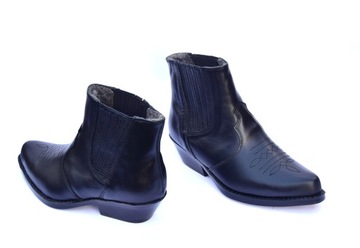 МУЖСКИЕ КОЖАНЫЕ БОТИНКИ С УТЕПЛЕННЫМИ КОВОВЫМИ БОТИНКАМИ KGM