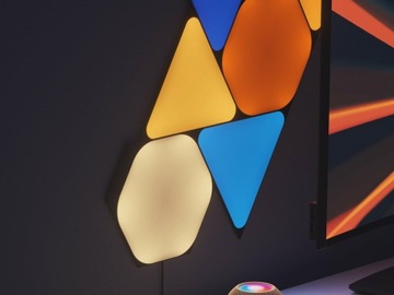 Стартовый набор Nanoleaf Shapes Hexagons, 9 ультра-черных световых панелей