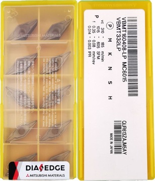 Płytki VBMT 160408-LP MC6015 MITSUBISHI