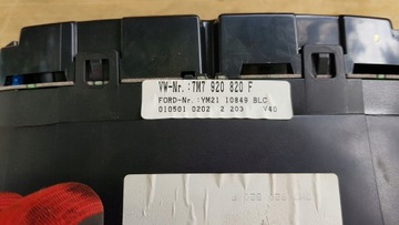 ALHAMBRA 2.0B PŘÍSTROJOVÁ DESKA 7M7920820F