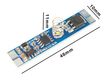 КОНТРОЛЛЕР СВЕТОДИОДНЫЙ РЕГУЛЯТОР ДЛЯ ПРОФИЛЯ СЕНСОРНАЯ СВЕТОДИОДНАЯ ЛЕНТА 12В 24В 8А 96Вт