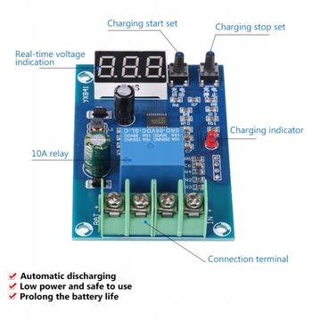 KONTROLER REGULATOR ŁADOWANIA AKUMULATORA YX841