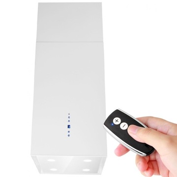 Okap kuchenny wyspowy Nortberg QUADRO PRO 40 biały