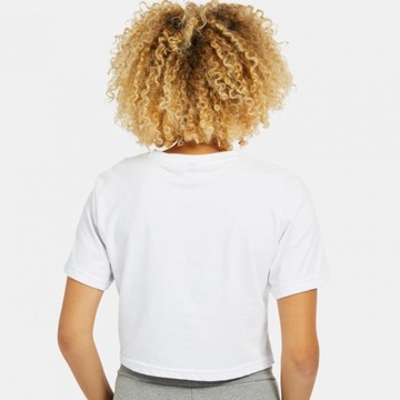 Koszulka ELLESSE damska crop t-shirt biały krótki luźny EU 36