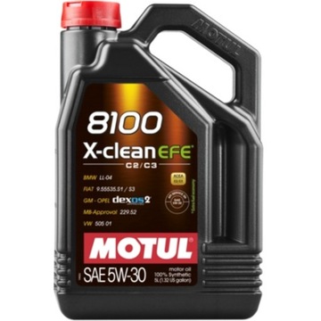 Motul Olej Silnikowy 8100 X-Clean EFE C2/C3 5W30 5L