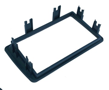 Рамка магнитолы Fiat Panda 2003-2012 2DIN Серая