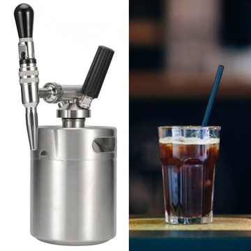 Кофеварка Nitro Cold Brew, стальная бочка