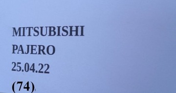 HALOGEN MLHOVKOVÁ MITSUBISHI PAJERO SPORT II