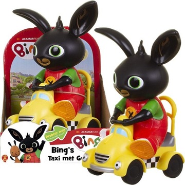 BING KRÓLIK FIGURKA ŻÓŁTA TAKSÓWKA AUTO TAXI