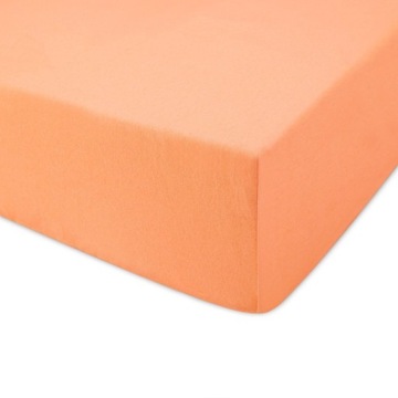 Prześcieradło JERSEY dżersej 60x120 wz. łososiowy