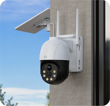 НАРУЖНАЯ СОЛНЕЧНАЯ IP-КАМЕРА ДЛЯ SIM-КАРТЫ 4G LTE GSM 3MPx