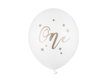 Латексные шарики One Pastel Pale Pink, 1 год, 30 см