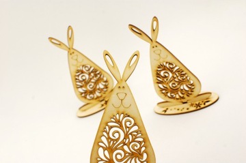 Ажурный заяц – пасхальные украшения и украшения