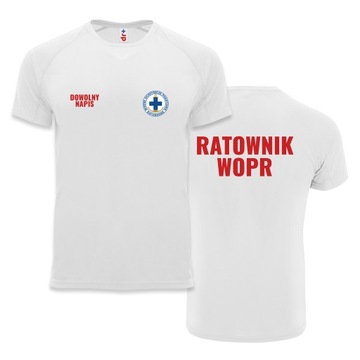 Koszulka Techniczna RATOWNIK WOPR Imię Ksywa XL
