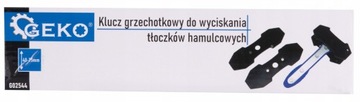 Ключ-трещотка для выпрессовки тормозных поршней 40-75мм G02544
