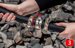 Złącze kłowe typ ATLAS COPCO GZ 3/8'' stal hart.