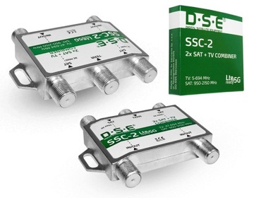 Sumator RTV/SAT 2x DSE SSC2, do TWIN DVB-T TV