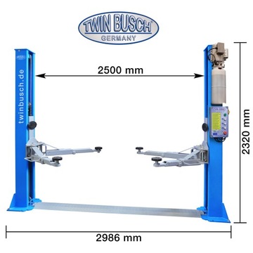 Двухколонный гаражный подъемник TW 242 GE Twin Busch