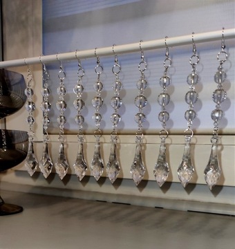 DECORATIVE CRYSTAL RINGS BALLS SOPEL 10 шт.