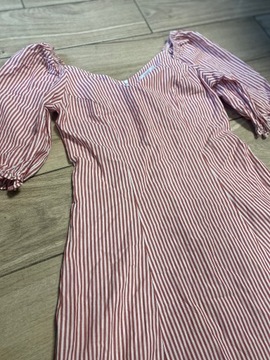 Bawełniana sukienka w paski Reserved r S nr 186