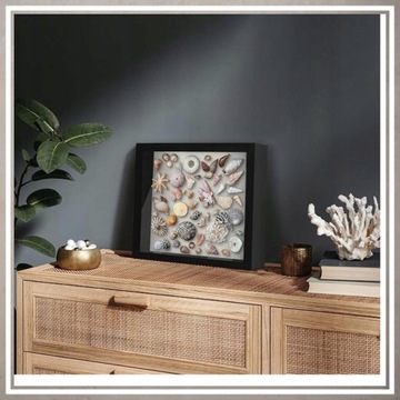 Рама рама 3d 24,5x24,5 см для издевательств над мохами для фотографий черные