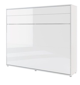 Półkotapczan BED CONCEPT BC-14 160x200biały połysk