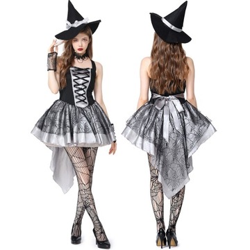 Strój Czarownicy Wiedźmy sukienka Halloween